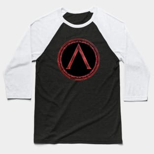 Sparta Lambda Symbol Baseball T-Shirt